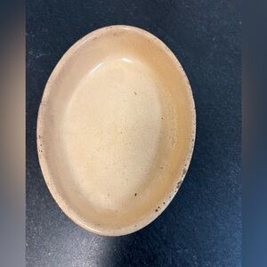 Antique, French Glazed Pottery Dish